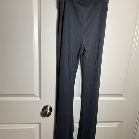 NEW Waist folded flared yoga pants bundle L - Picture 6 of 9